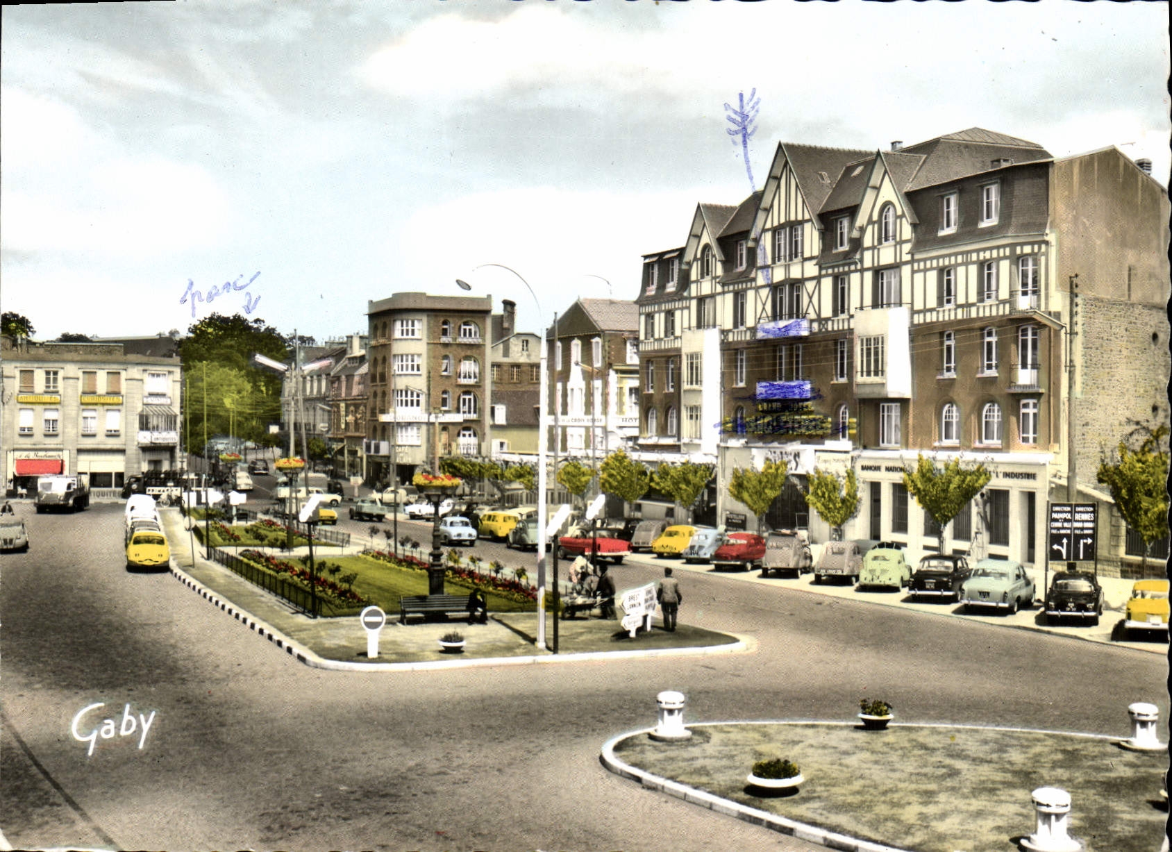 MODERN CARD Saint Brieuc Places Duguesclin