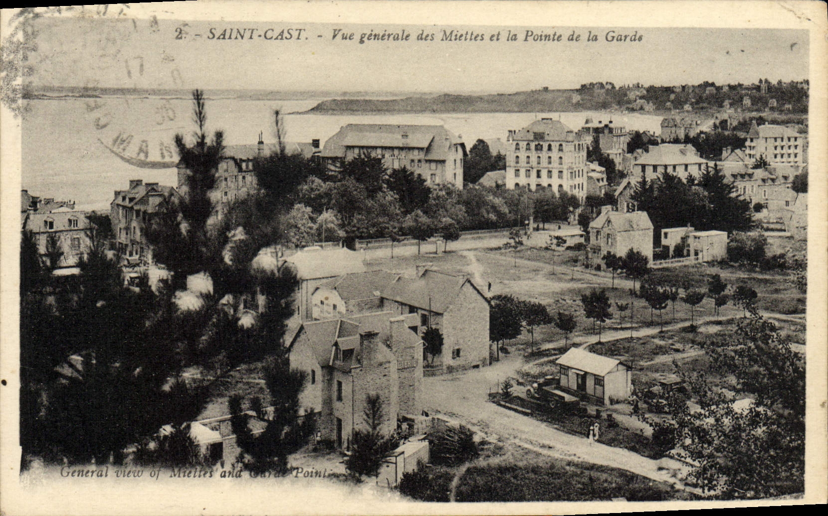 VINTAGE POSTCARD Holy Cast View Of the Crumbs And the Point Of the Guard