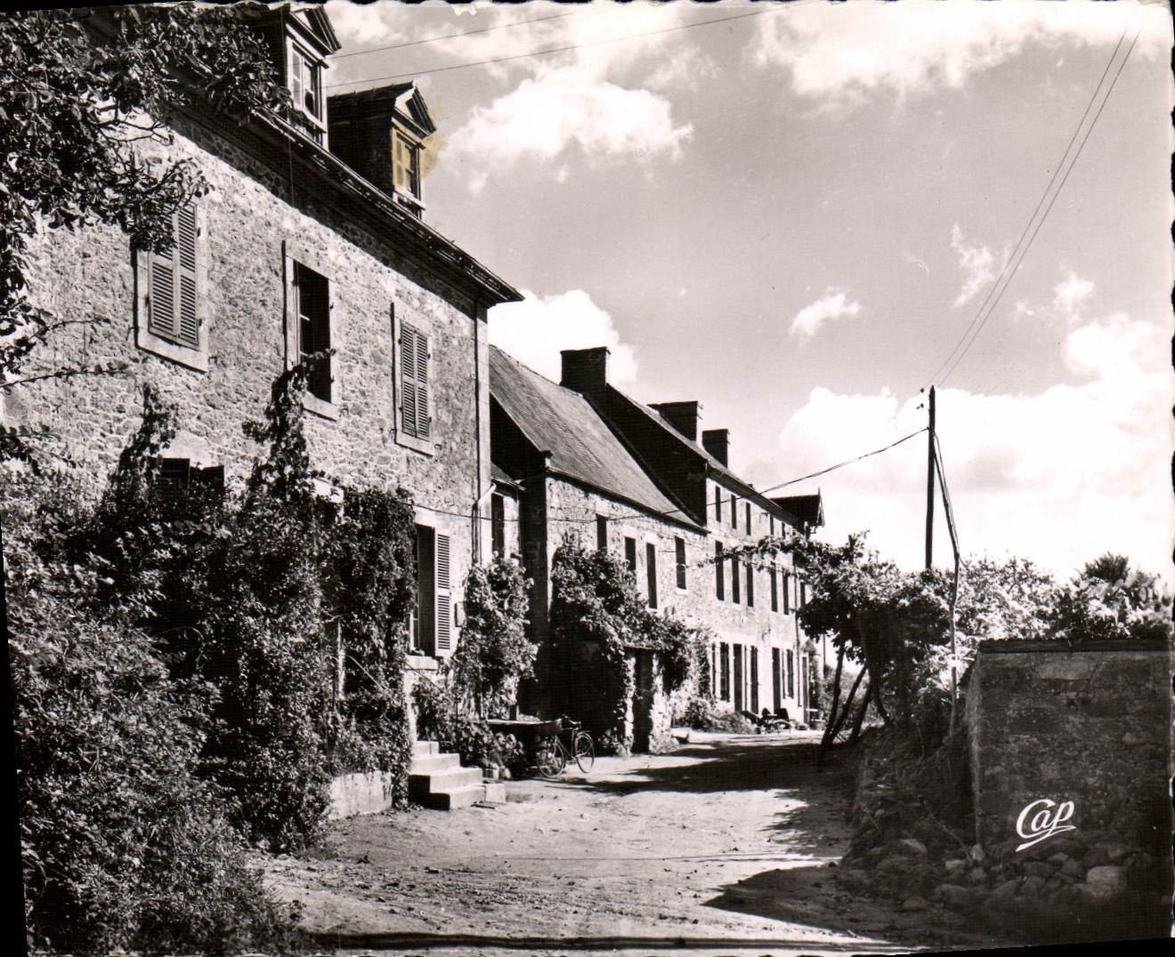 MODERN CARD St Jacut Of the Sea Summer camp of Alencon