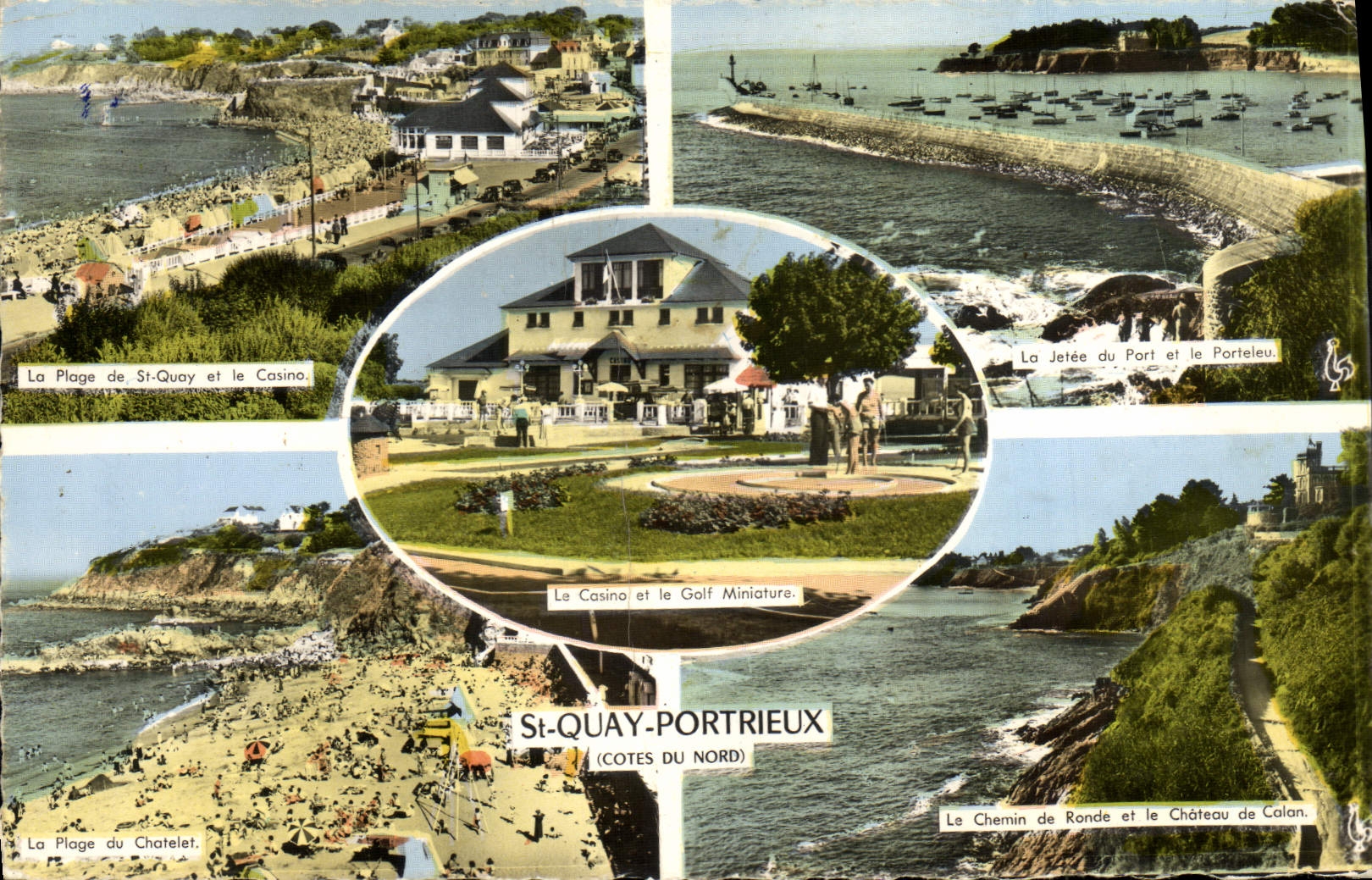CPM St Quay Portrieux Plage Jetee Golf