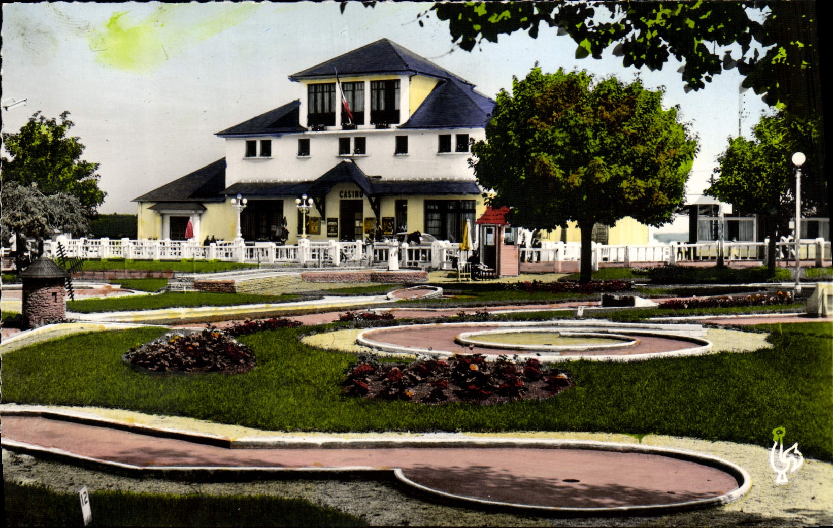 MODERN CARD St Quay Portrieux the miniature golf And the Casino