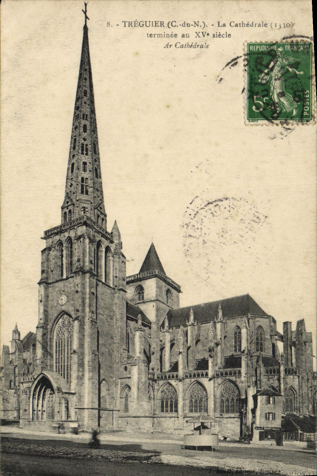 CPA Treguier La Cathedrale 