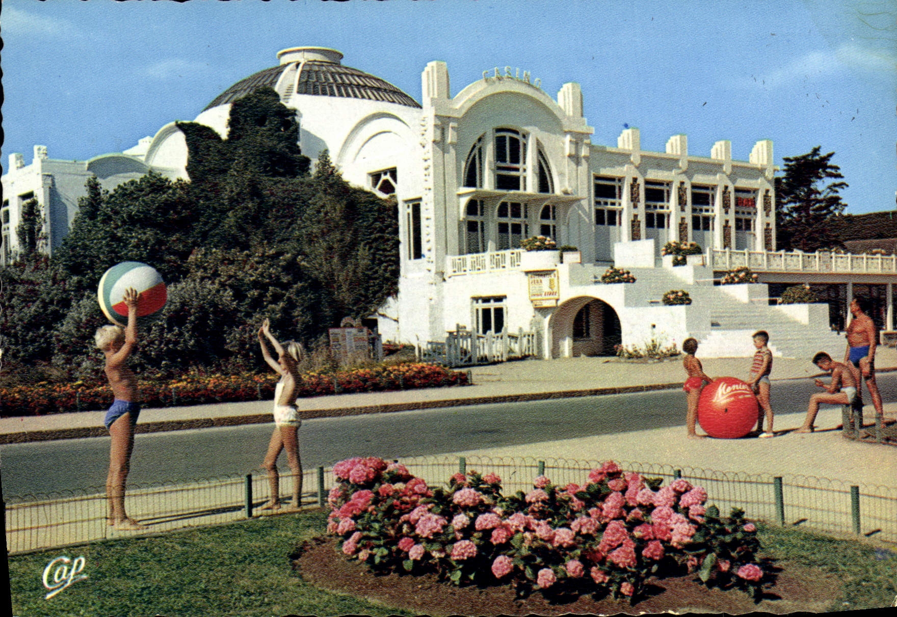 MODERN CARD Perros Guirec the Beach De Trestraou the Casino