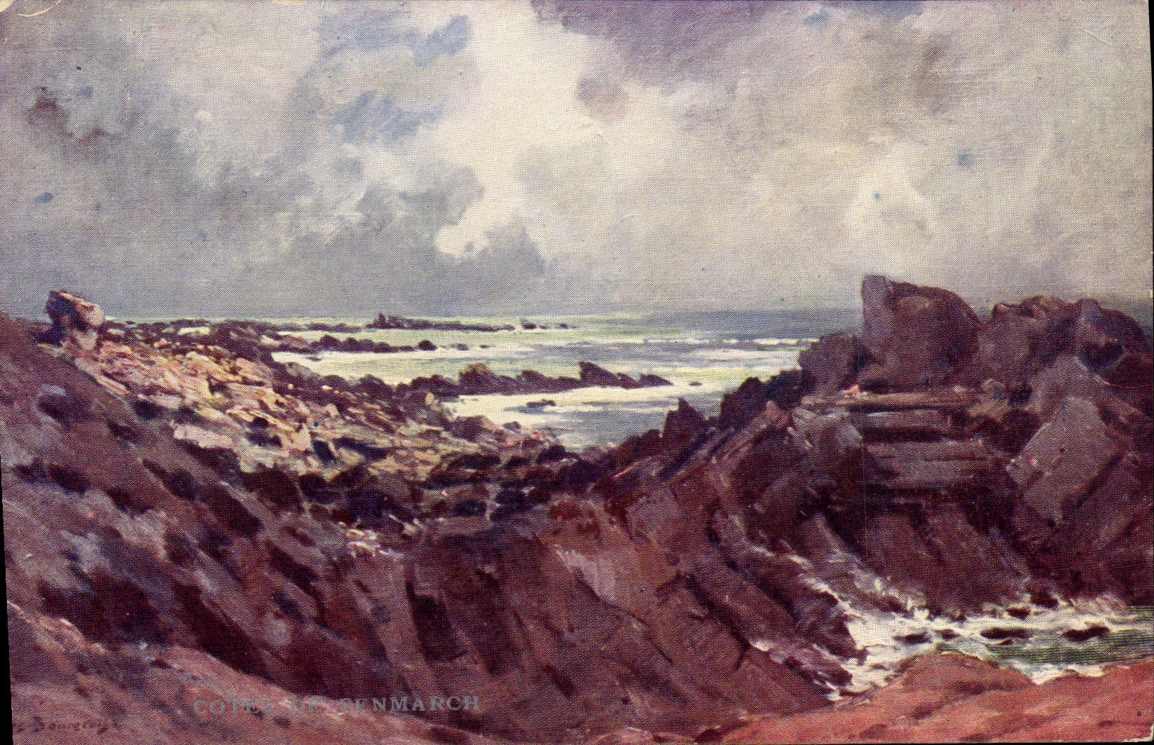 VINTAGE POSTCARD Penmarch