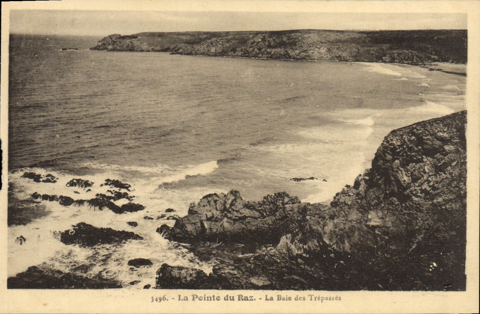 CPA La Pointe Du Raz La Baie Des Trepasses