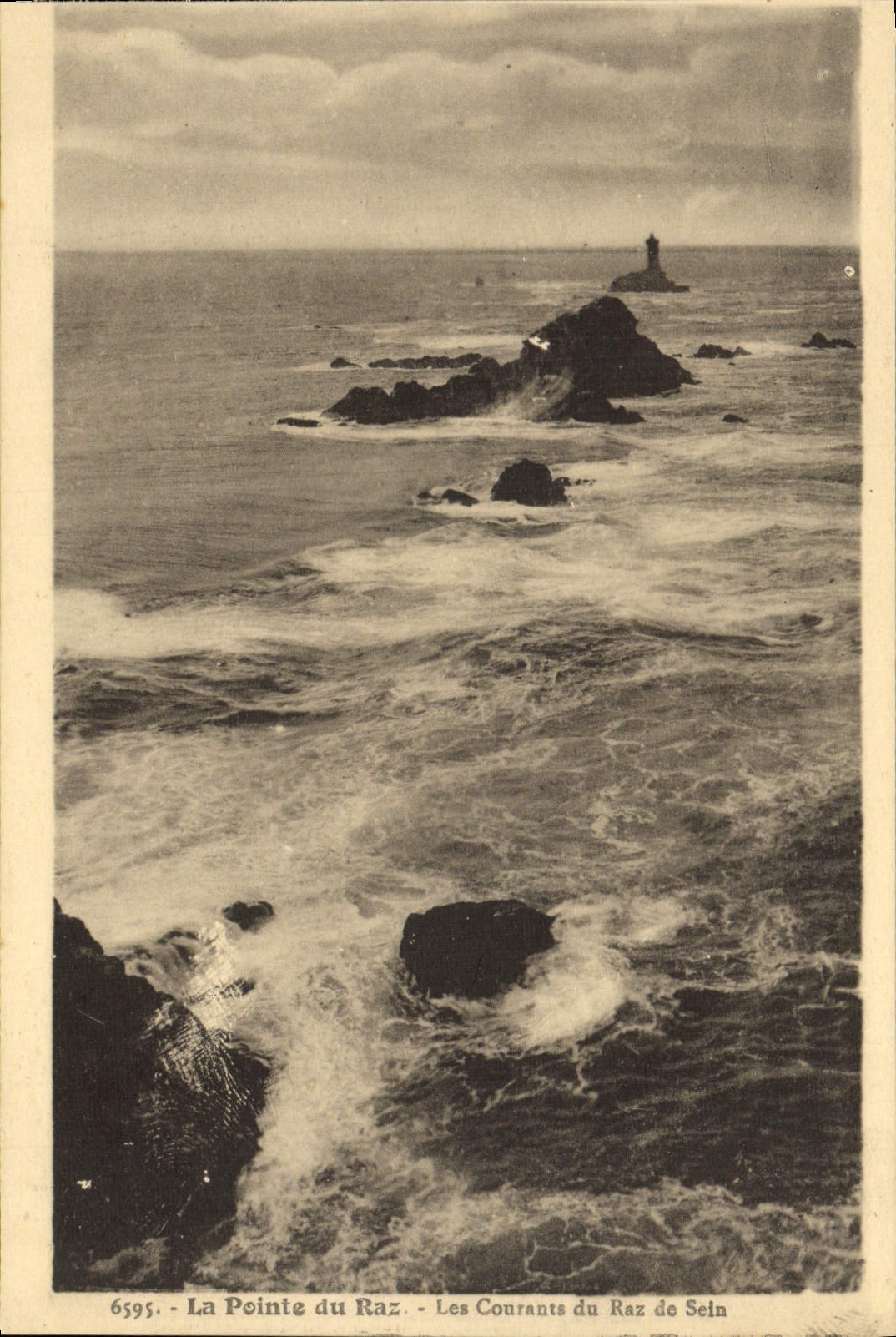 CPA La Pointe Du Raz Les Courants Du Raz De Sein