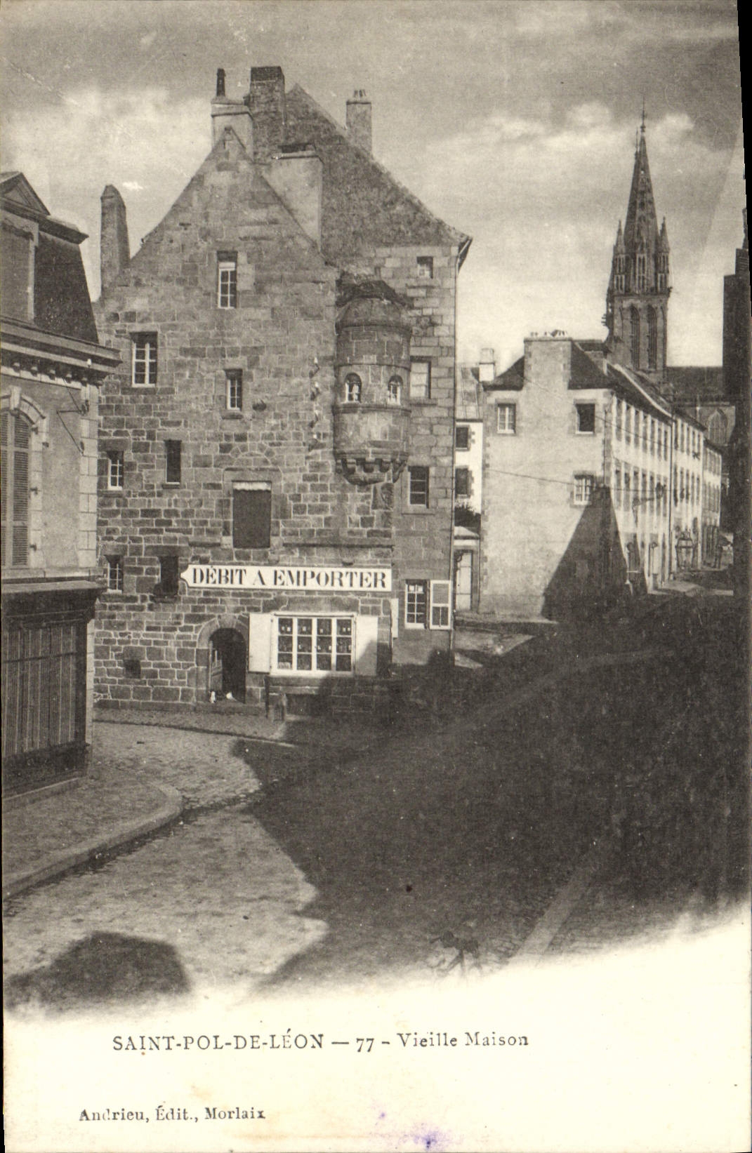 CPA Saint Pol De Leon Vieille Maison