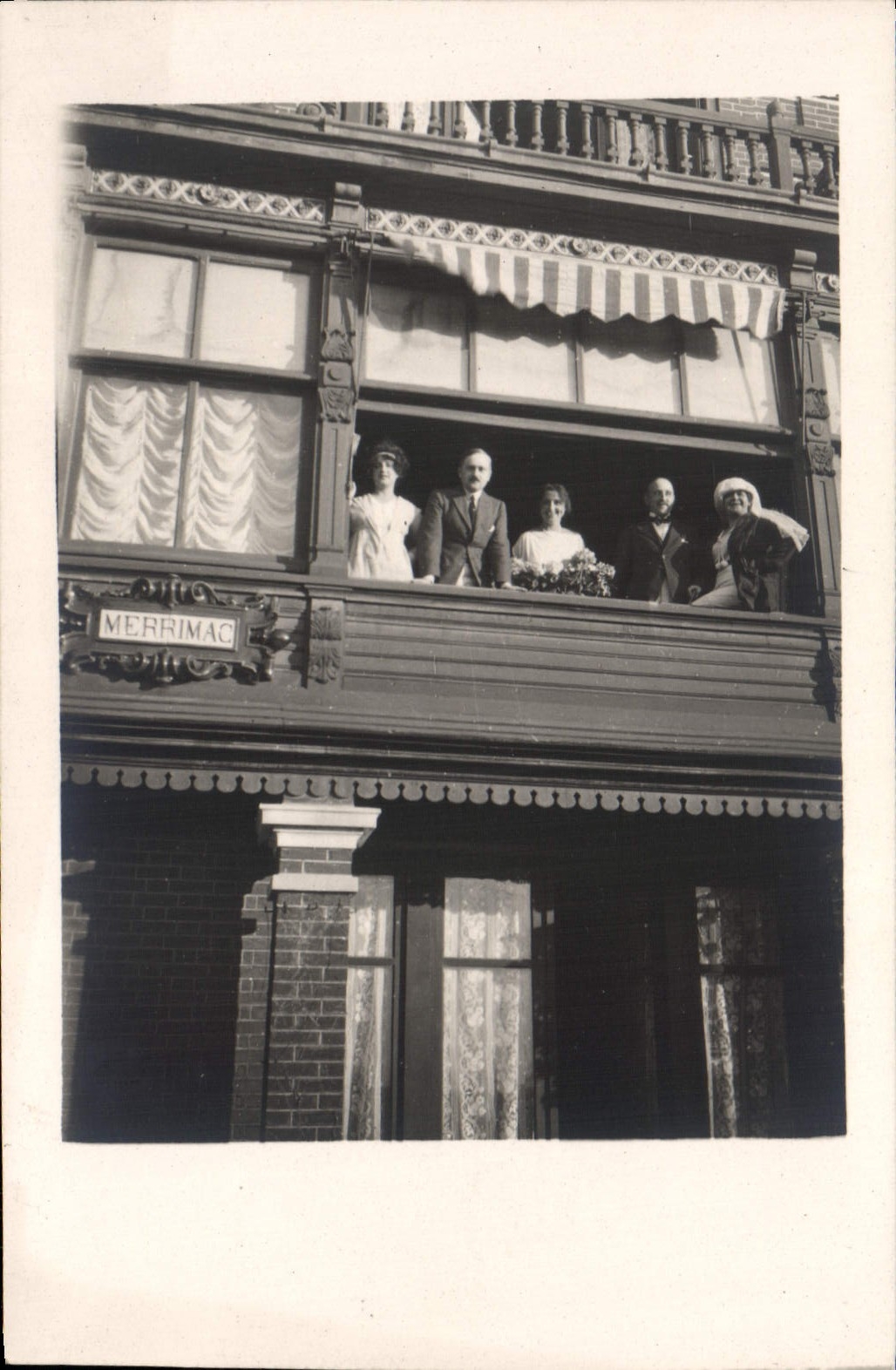 Real photo Concarneau Merrimac