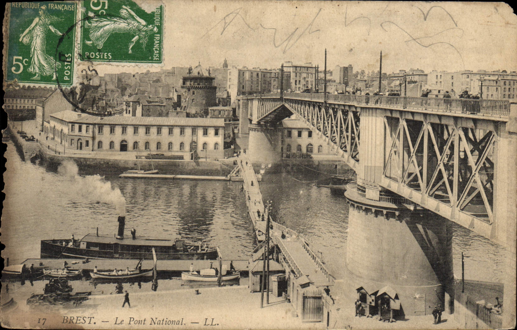 CPA Brest Le Pont National