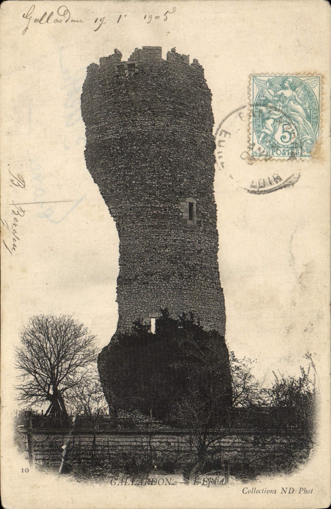 POSTAL Gallardon Eparde de la VENDIMIA