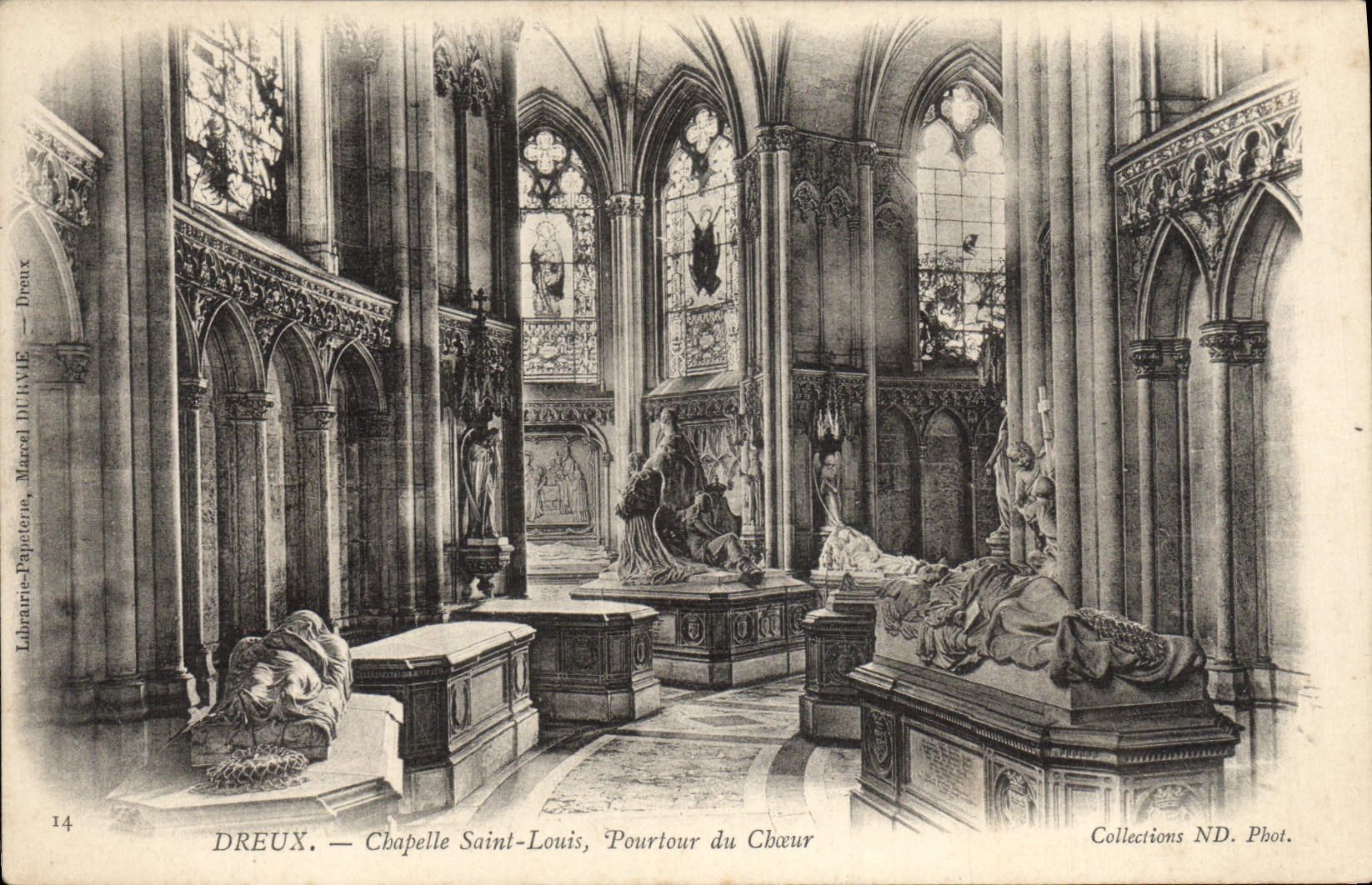 CPA Dreux Chapelle Saint Louis Pourtour Du Choeur