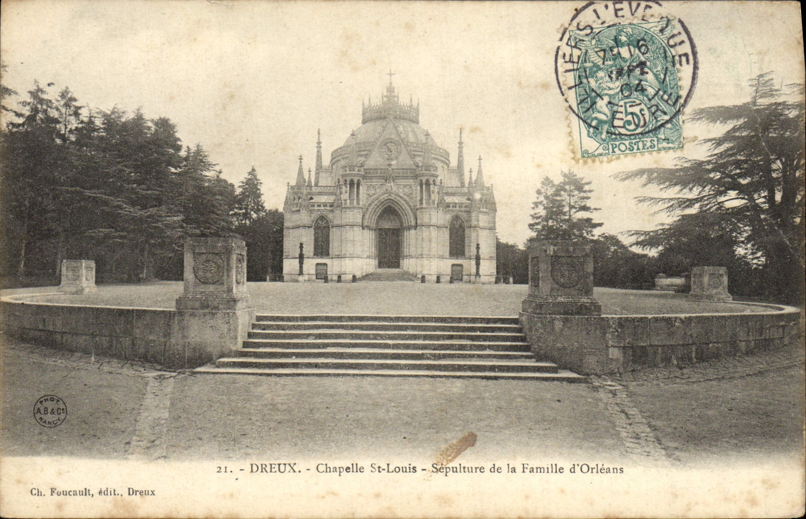 CPA Dreux Chapelle St Louis Sepulture De La Famille d'Orleans