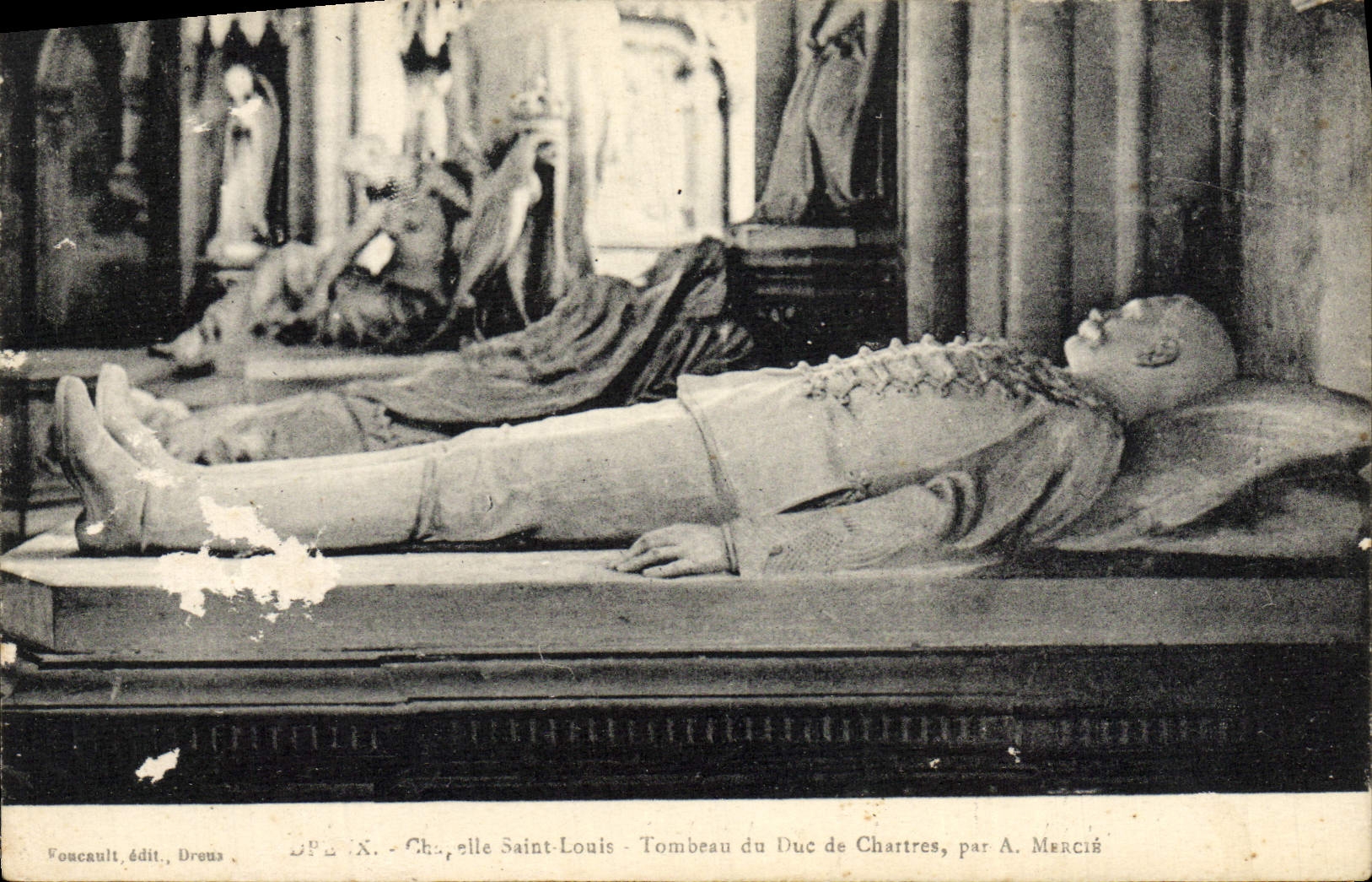 CPA Dreux Chapelle Saint Louis Tombeau Du Duc De Chartres Par Mercie