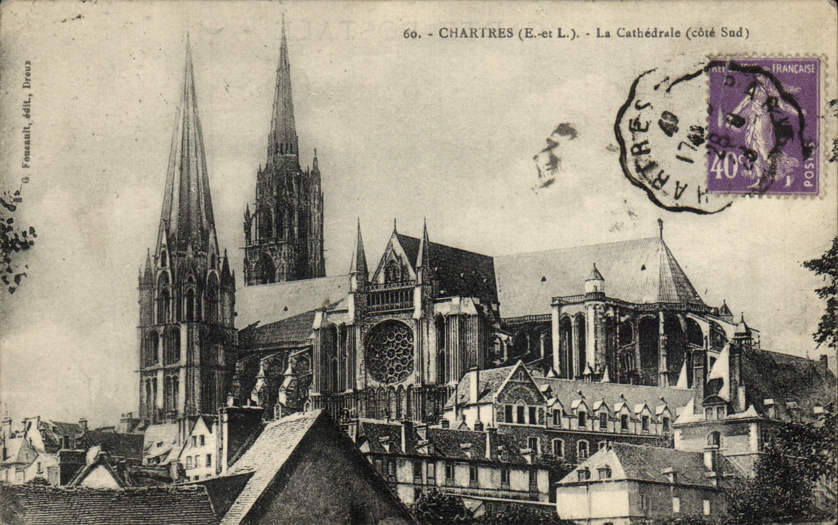 CPA Chartres La Cathedrale