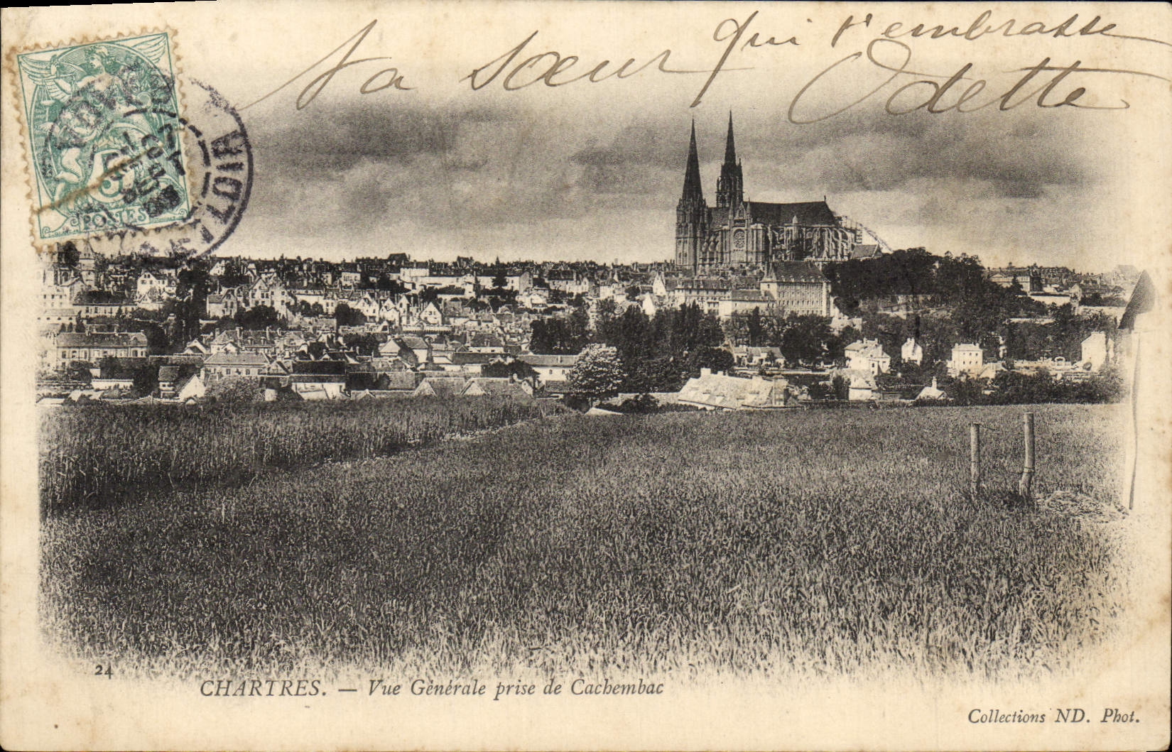 CPA Cathedrale Vue Generale Prise De Cachembac