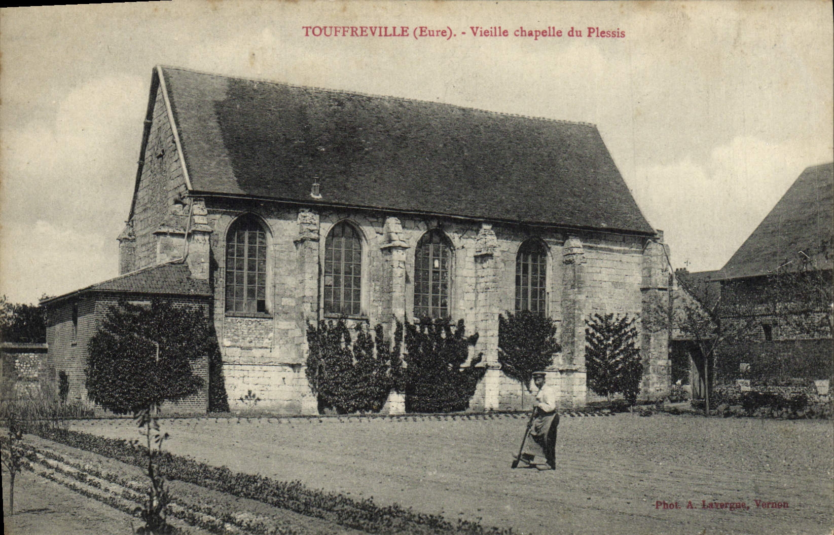 CPA Touffreville Vieille Chapelle Du Plessis