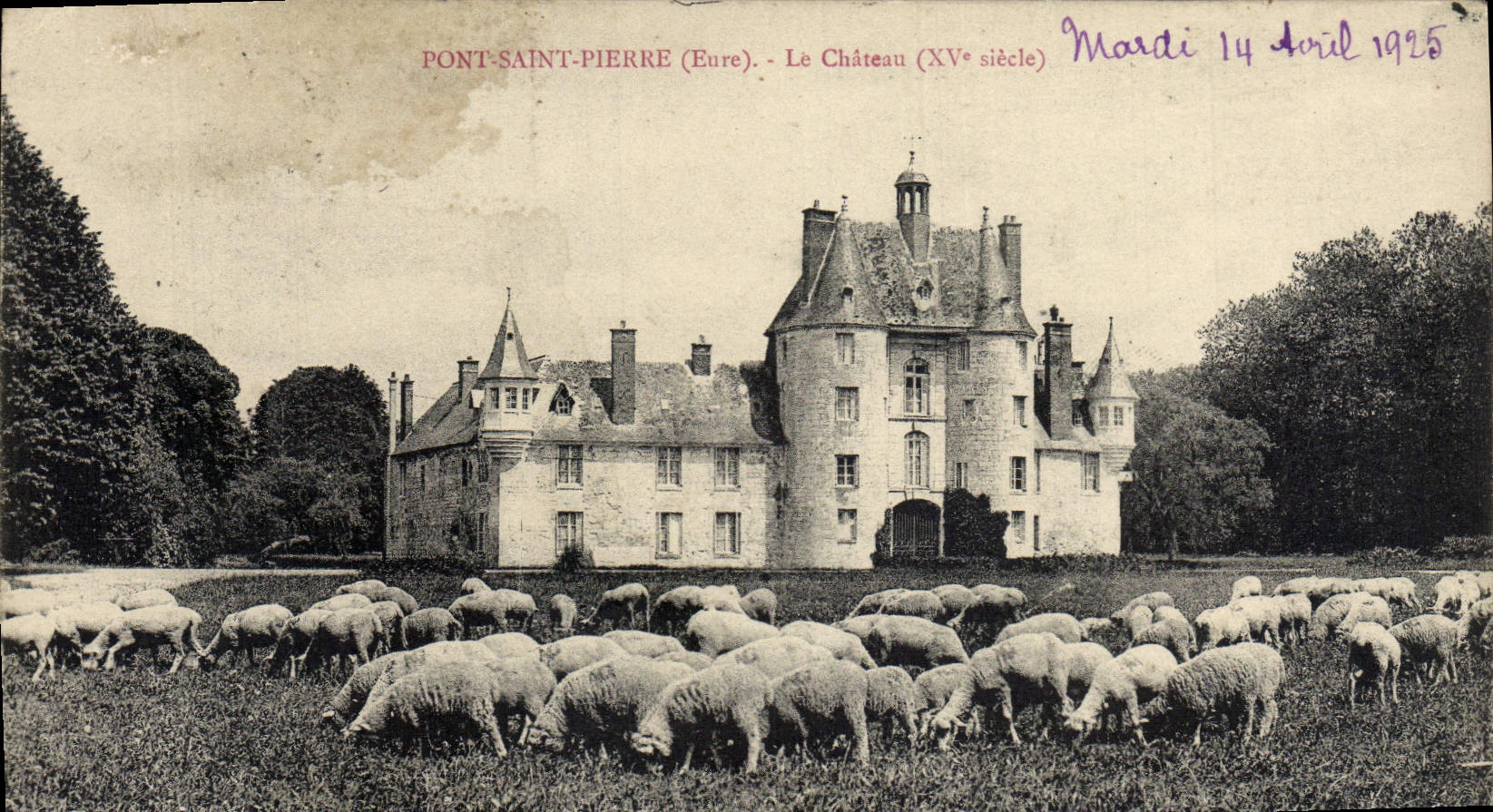 CPA Pont Saint Pierre Le Chateau Moutons 