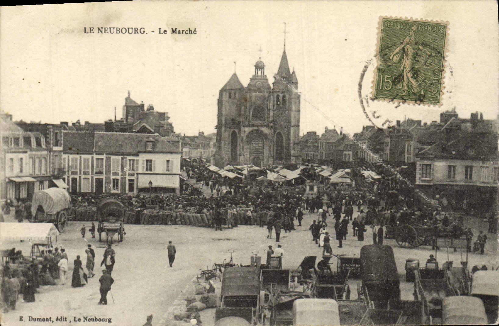 CPA Le Neubourg Le Marche