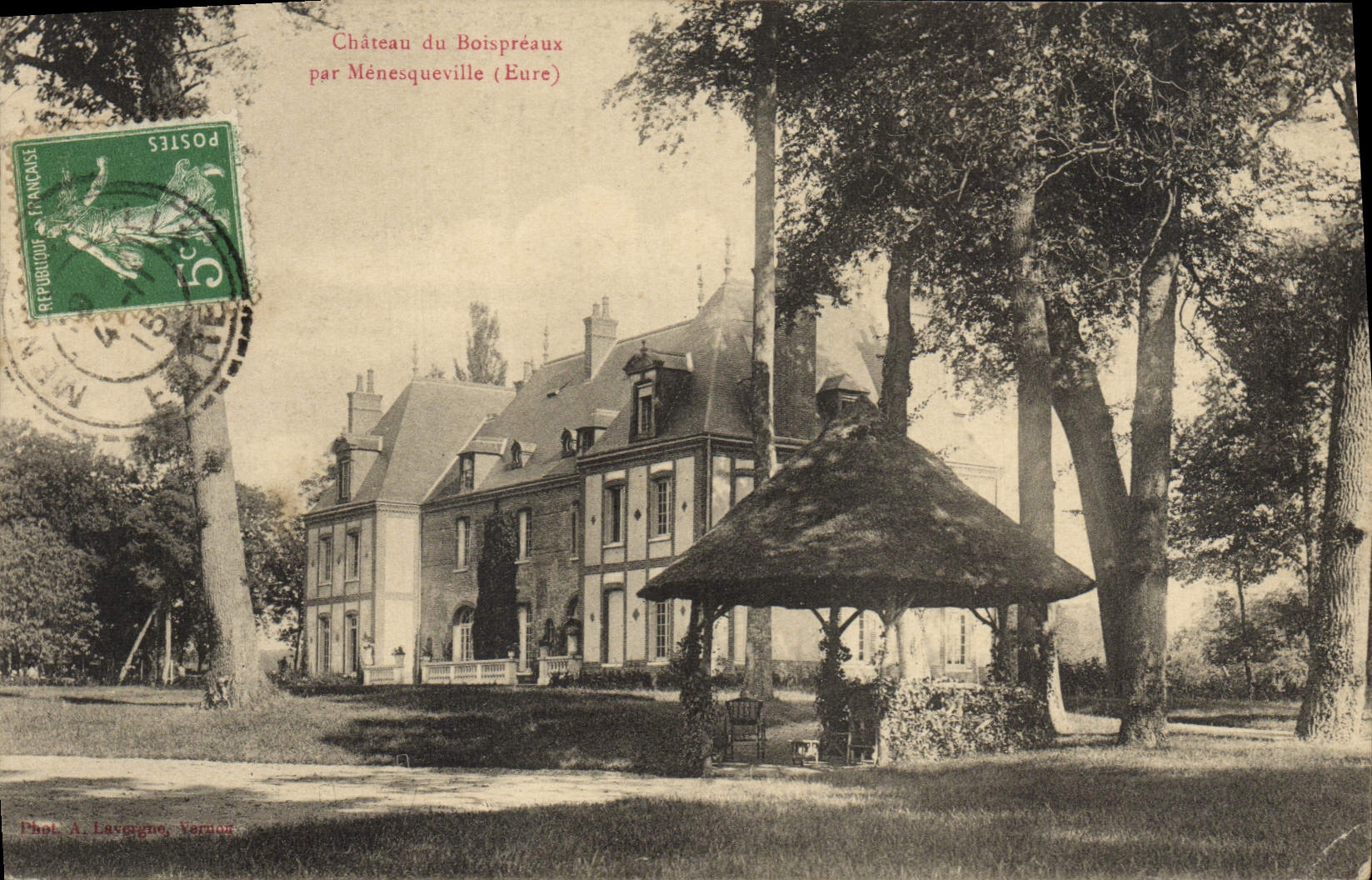 CPA Chateau Du Boispreaux Par Menesqueville