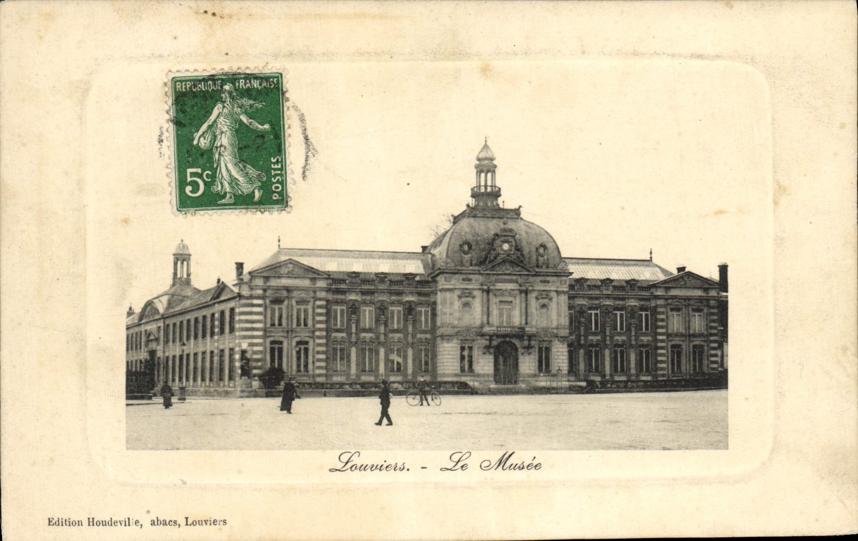 VINTAGE POSTCARD Louviers the Museum