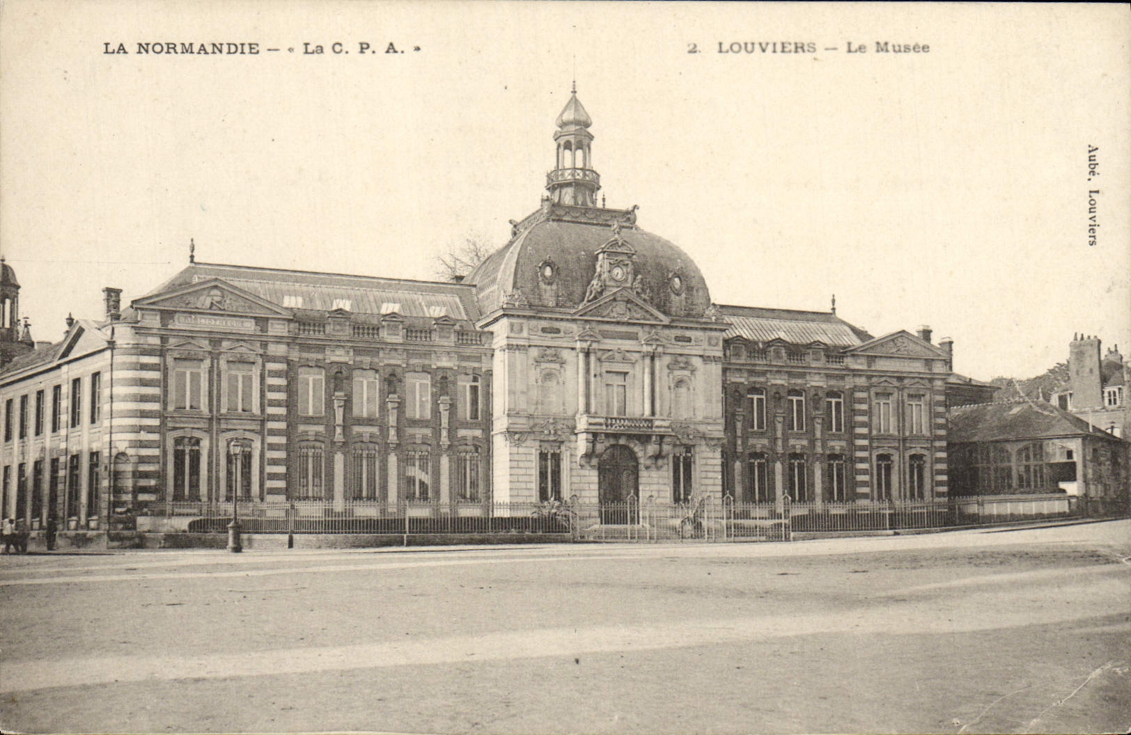 VINTAGE POSTCARD Normandy Louviers the Museum