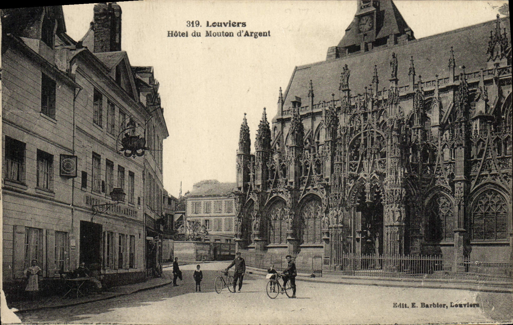CPA Louviers Hotel Du Mouton d'Argent