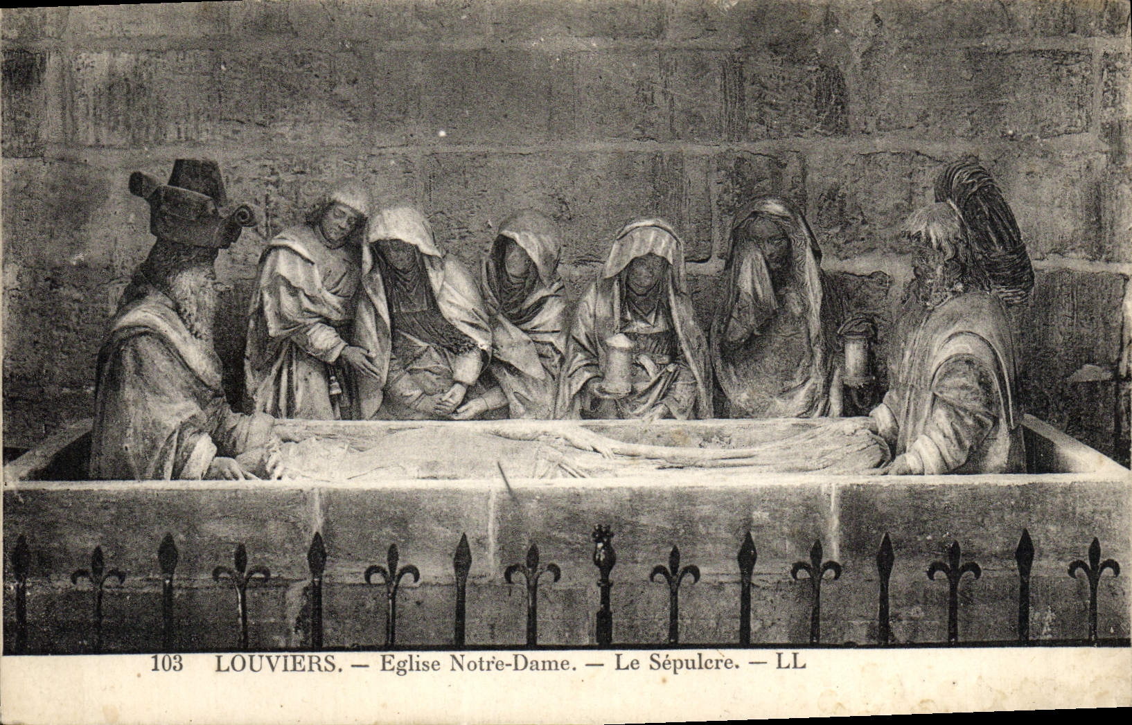 CPA Louviers Eglise Notre Dame Le Sepulcre
