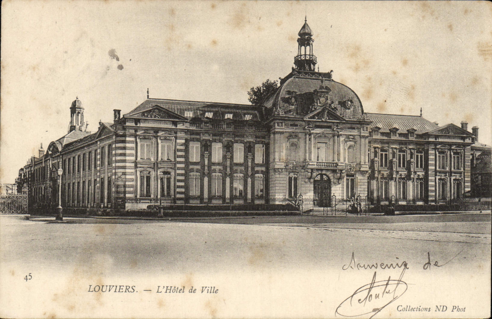 CPA Louviers L'Hotel De Ville