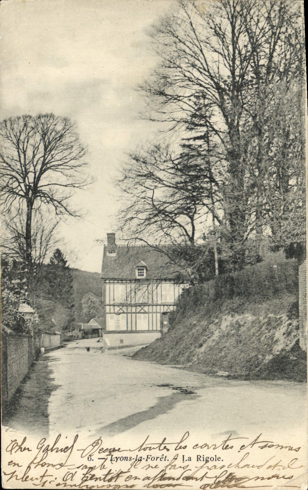 VINTAGE POSTCARD Lyons the Drill the Drain