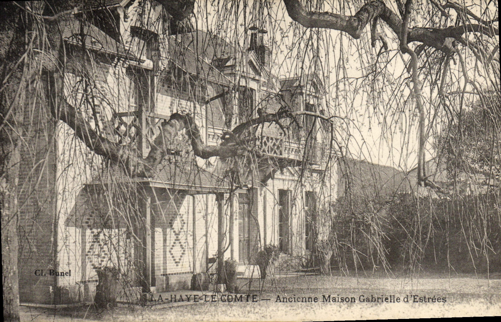 CPA La Haye Le Comte Ancienne Maison Gabrielle d'Estrees