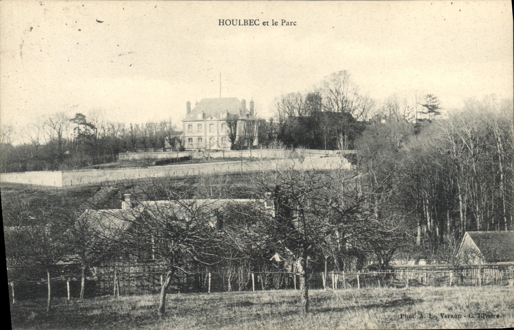 CPA Houlbec Et Le Parc