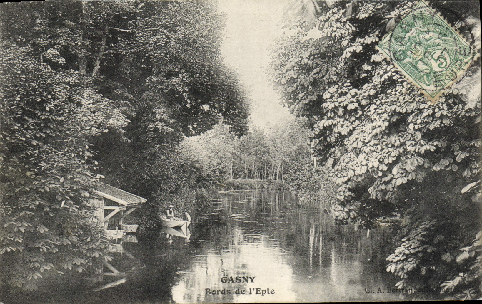 CPA Gasny Bords De l'Epte