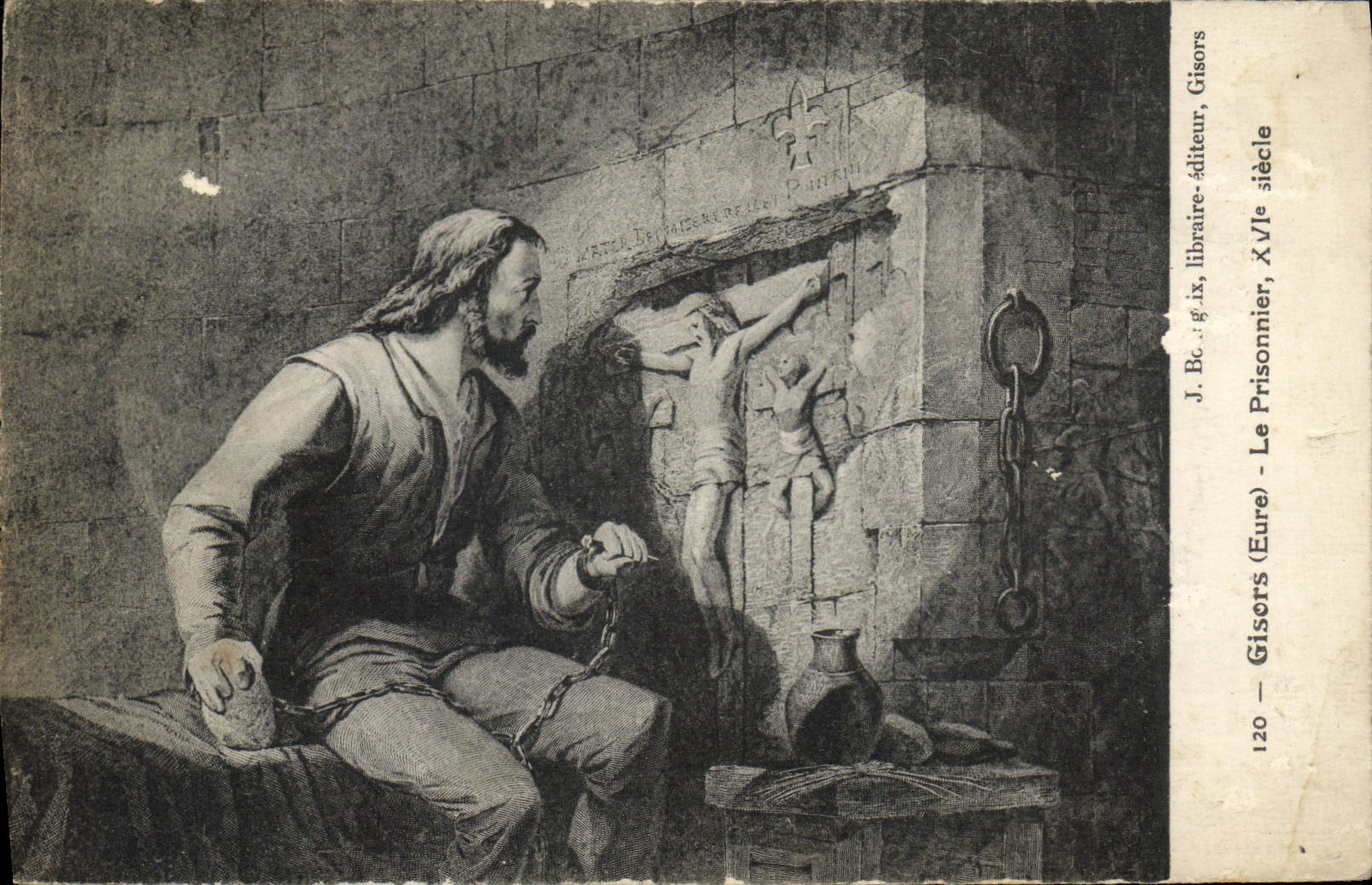 POSTAL Gisors de la VENDIMIA el preso