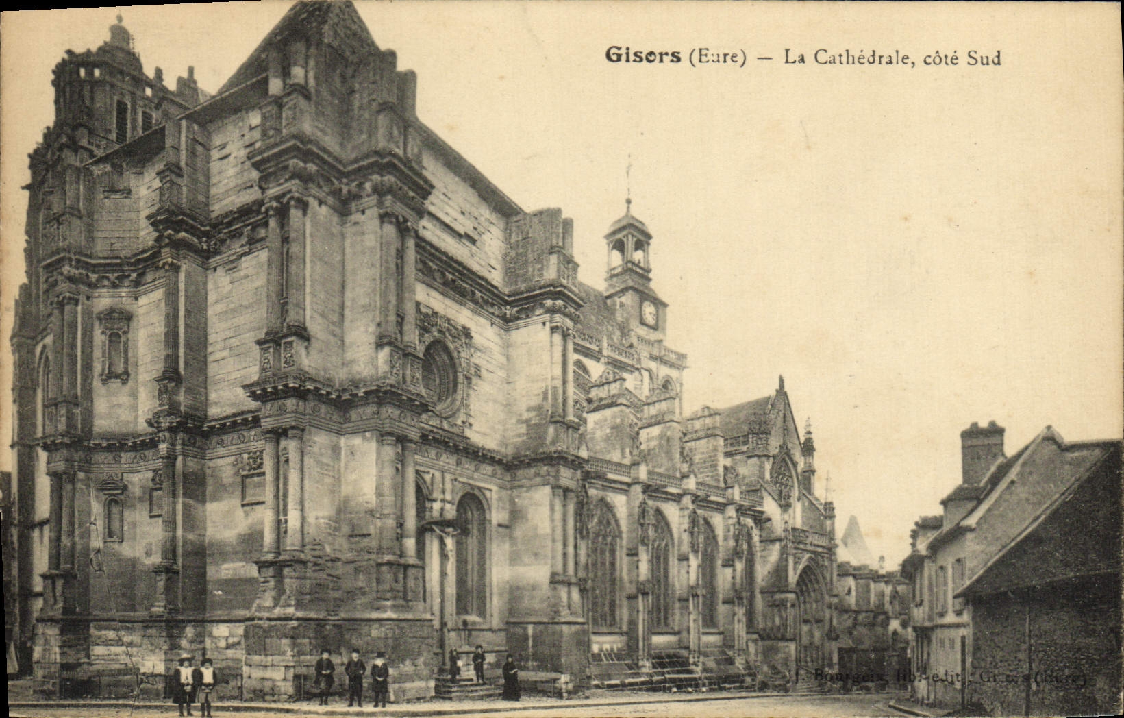 CPA Gisors La Cathedrale Cote Sud