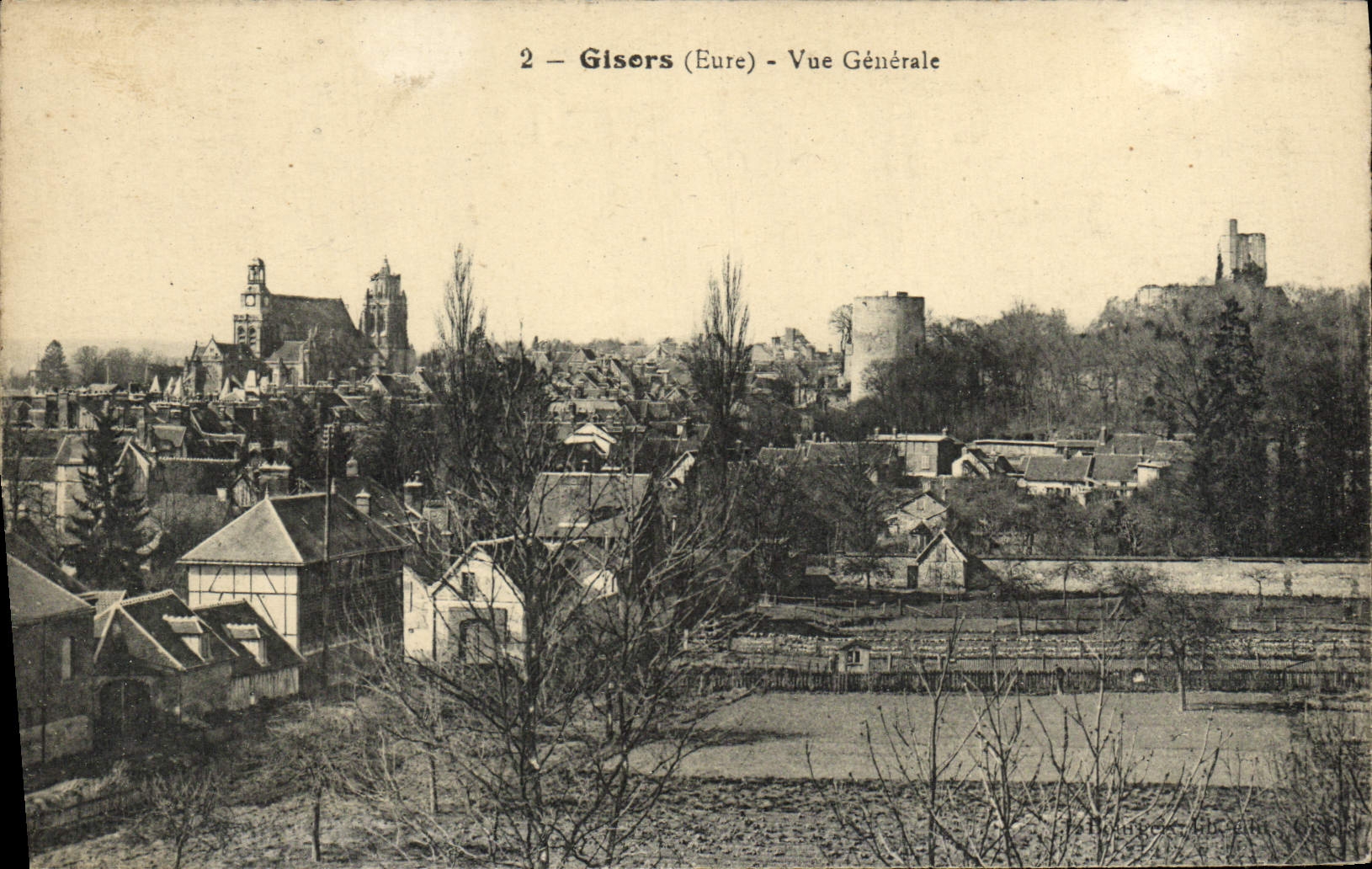 CPA Gisors Vue Generale
