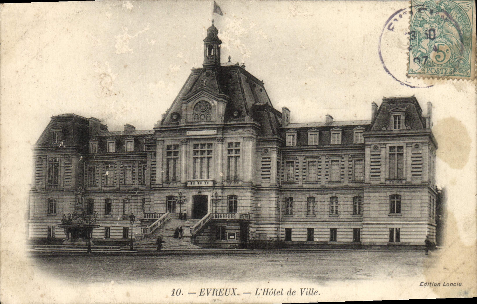 CPA Evreux L'Hotel De Ville