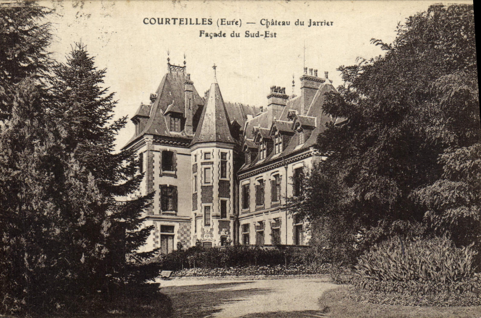 CPA Courteilles Chateau Du Jarrier Facade Du Sud Est