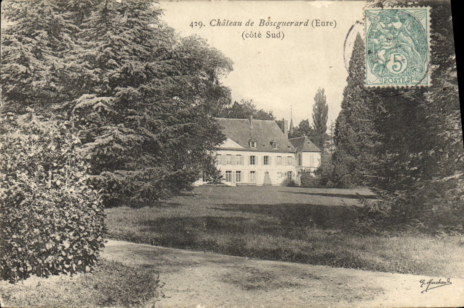 CPA Chateau de Boscguerard Cote Sud 
