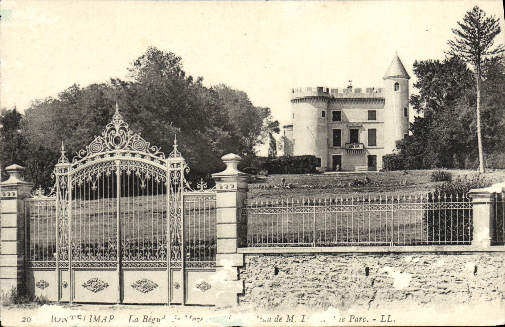 VINTAGE POSTCARD Montelimar