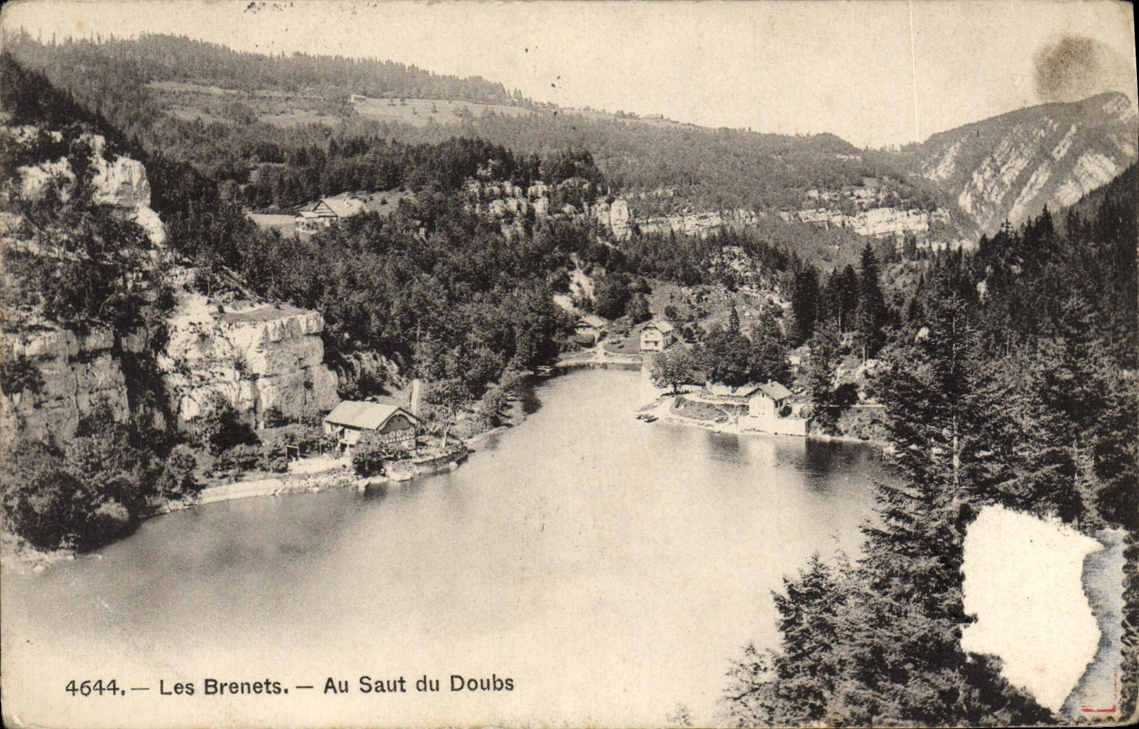 CPA Les Brenets Au Saut du Doubs
