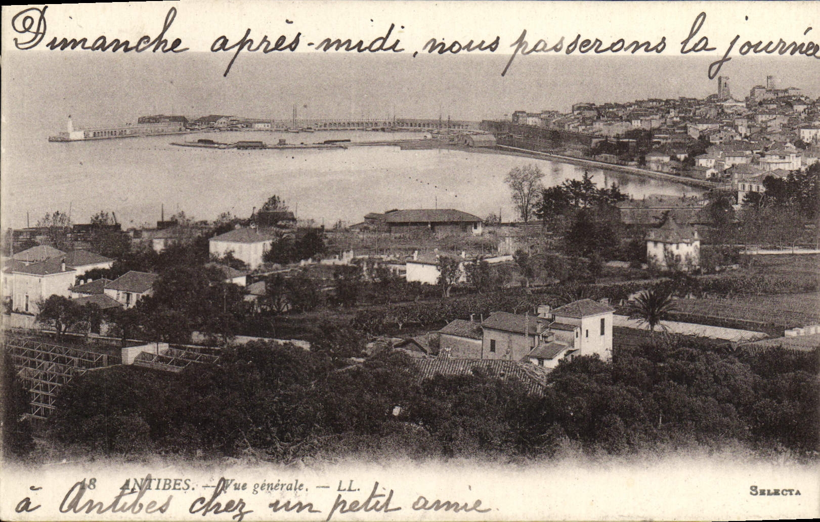 CPA Antibes Vue generale