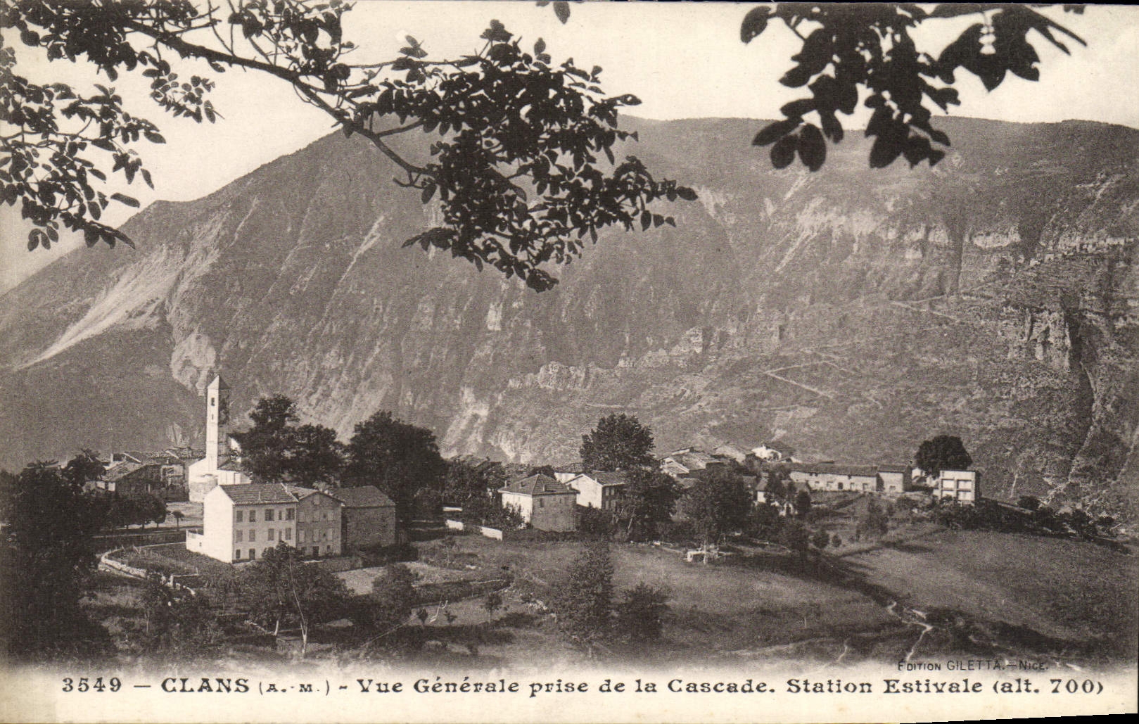 VINTAGE POSTCARD Clans View Estival Station