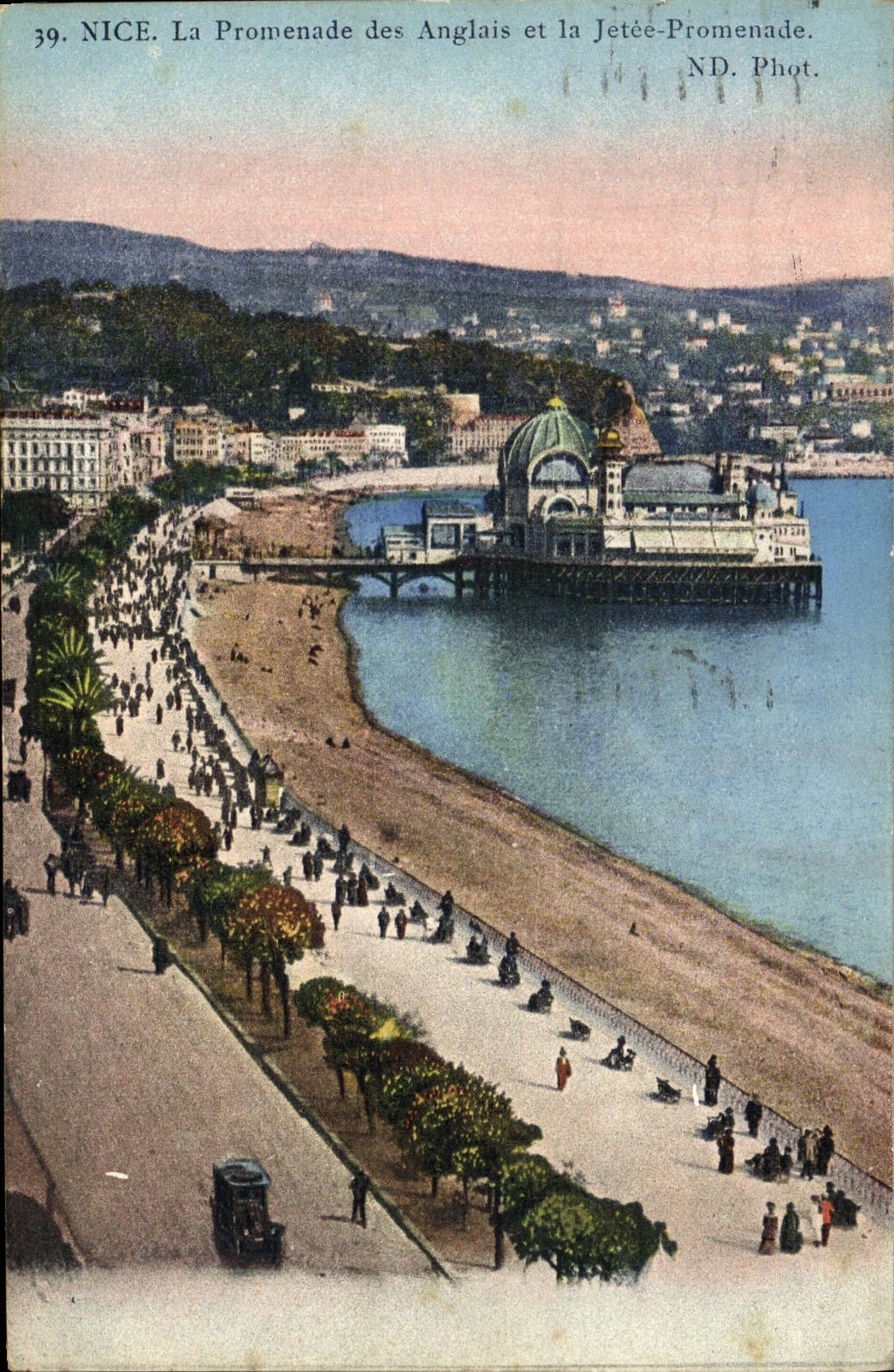 CPA Nice La Promenade des Anglais et la Jetee Promenade
