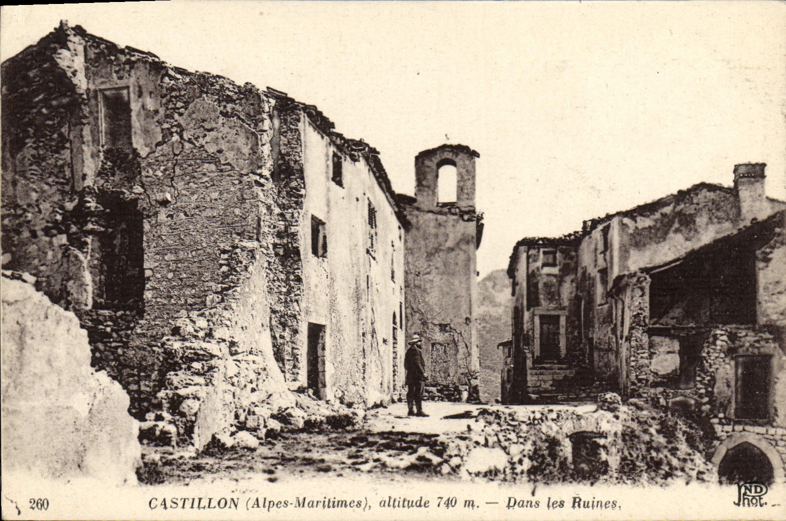 CPA Castillon Dans les Ruines