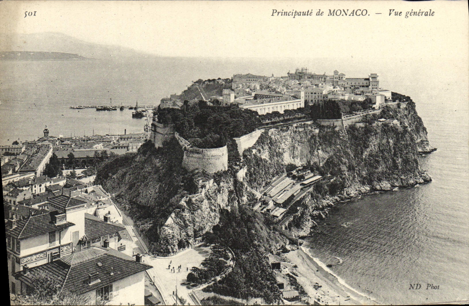 CPA Principaute de Monaco Vue Generale