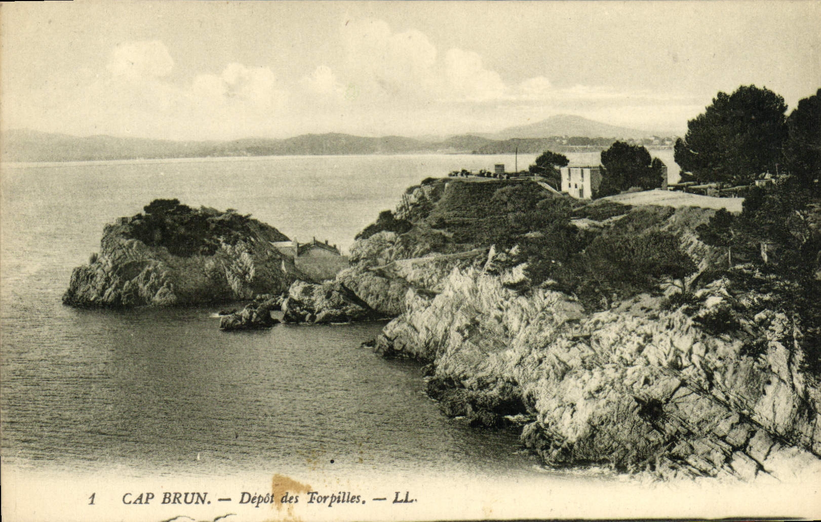 VINTAGE POSTCARD Brown Cape Deposit of the Torpedes