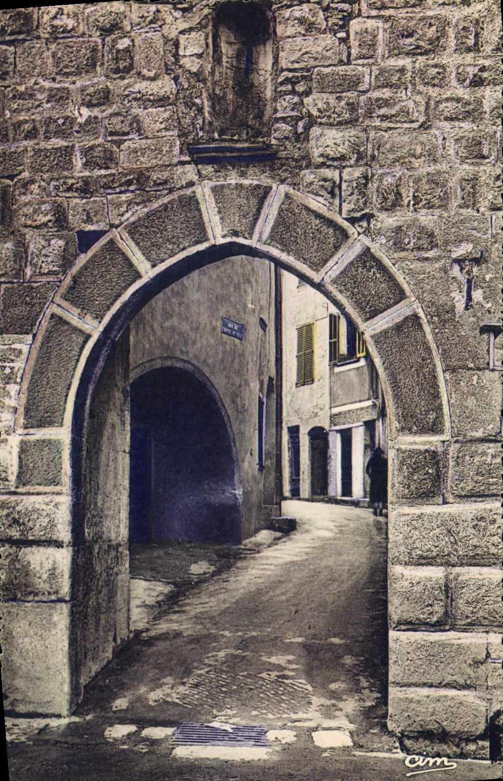 POSTAL MODERNA Vence bastante la puerta de Signadour