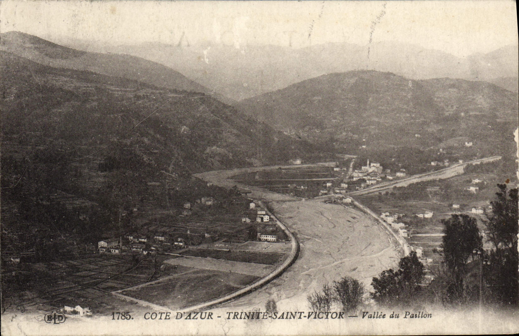 VINTAGE POSTCARD Dimension Of Azure Trinity Saint Victor Valley of the Spangle