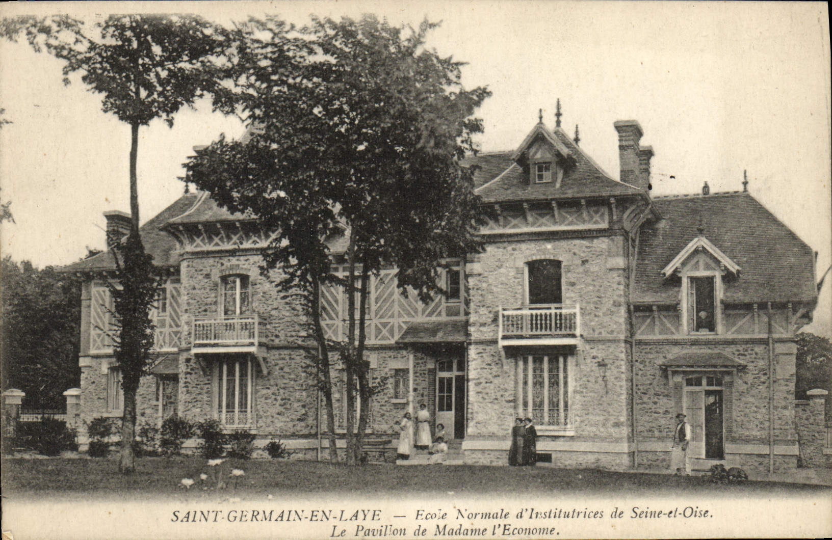 CPA Saint Germain En Laye Ecole Normale d'Institutrices de Seine et Oise La pavillon de Madame l'econome