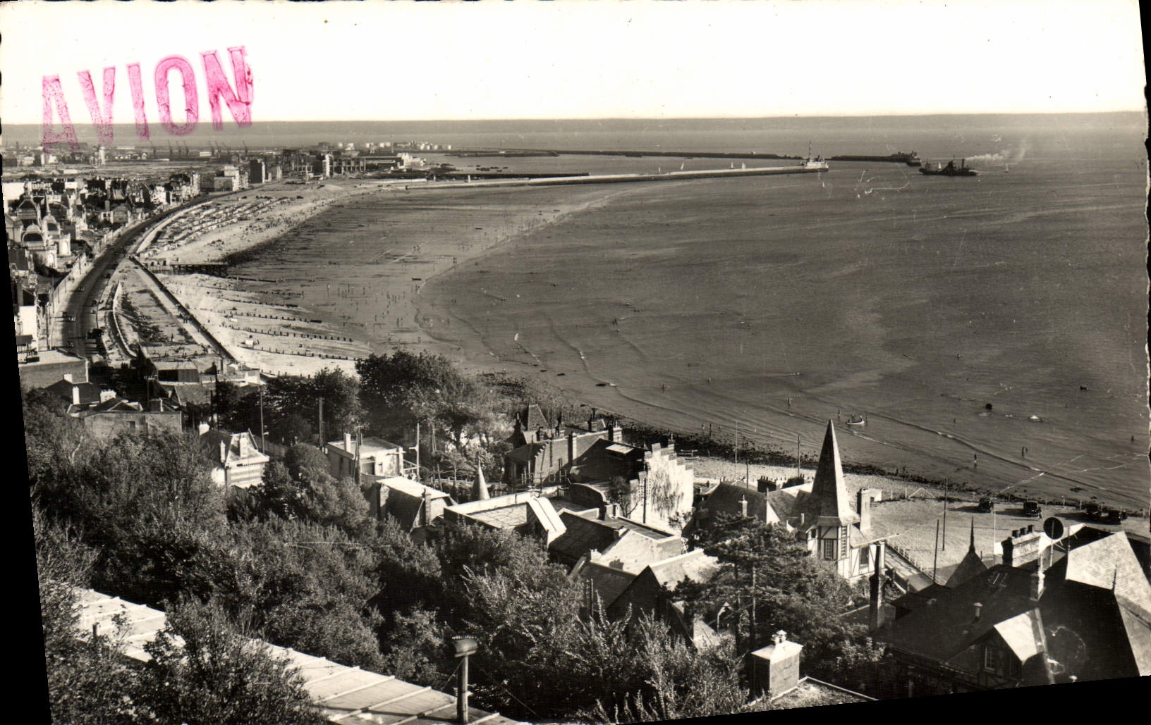 MODERN CARD Le Havre View of the Roads